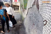 Con đường gốm sứ 65 tỷ tiếp tục bong tróc hư hại