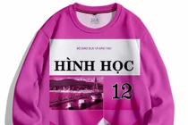 Đồng phục học sinh in hình bìa sách giáo khoa khiến teen mê mẩn