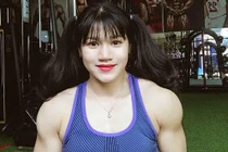 Mỹ nữ có thân hình siêu cơ bắp khiến đàn ông cũng "phát hoảng"