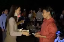 Ca sĩ Thủy Tiên lại vướng ồn ào đếm thiếu tiền từ thiện