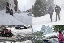 Mỹ chìm trong bão tuyết dữ dội, bất thường 