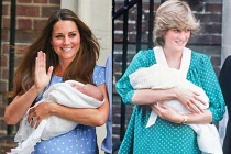 Mẹ chồng-nàng dâu Diana-Kate sau khi sinh con