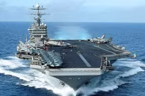 Mỹ điều siêu hàng không mẫu hạm tập trận gần ADIZ