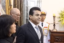 Đại sứ Palestine viếng Đại tướng Võ Nguyên Giáp