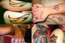 Những hình xăm đôi độc nhất vô nhị