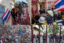 Người biểu tình Thái Lan xông vào chiếm trụ sở quân đội