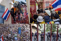 Người biểu tình Thái Lan xông vào chiếm trụ sở quân đội