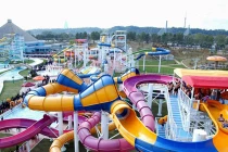 Choáng ngợp công viên nước hoành tráng của Triều Tiên