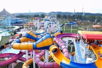 Choáng ngợp công viên nước hoành tráng của Triều Tiên