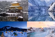 Đẹp hút hồn cảnh sắc mùa đông khắp thế giới