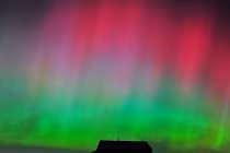 Bắc cực quang tráng lệ trên bầu trời Bắc Mỹ