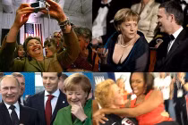 Khoảnh khắc khó đỡ của quý bà quyền lực thế giới