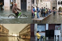 Triều cường tấn công, thành phố Venice chìm trong biển nước