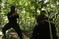 Xem học viên "ninja" khổ luyện trong rừng