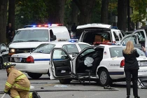 Rượt đuổi, nã súng kinh hoàng trước trụ sở Quốc hội Mỹ