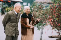 Xúc động trước bộ ảnh "Ông bà anh" đi chợ Tết 