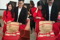 Vali 11 tỷ đồng trong lễ ăn hỏi của cô dâu 18 tuổi 