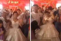 Cô dâu Đắk Lắk "quẩy" nhạc sàn cực sung trong đám cưới 