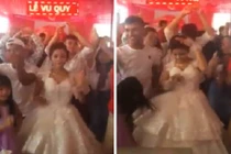 Cô dâu Đắk Lắk "quẩy" nhạc sàn cực sung trong đám cưới 