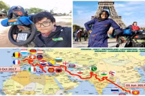 Ly kỳ: 8X Tiền Giang phượt từ VN sang Pháp bằng "Wave ghẻ" 