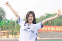 Nhan sắc xinh đẹp của hoa khôi sân cỏ Học viện An ninh