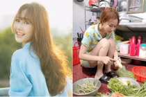 Hot girl Việt mặc xuề xòa nhưng vẫn dễ thương khi ở nhà