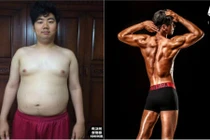 Chàng béo lột xác thành hot boy 6 múi hớp hồn chị em