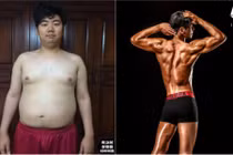 Chàng béo lột xác thành hot boy 6 múi hớp hồn chị em