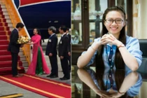 Tài sắc nữ sinh vinh dự được tặng hoa Thủ tướng Canada