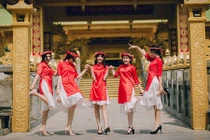 “Ngũ long công chúa” Bình Dương chụp ảnh đón Tết siêu đáng yêu 