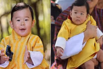 Ngây ngất vẻ dễ thương của Hoàng tử Bhutan vừa tròn 1 tuổi 