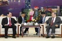 Chủ tịch nước Trần Đại Quang hội kiến Chủ tịch Chính hiệp Trung Quốc