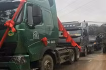 Đám cưới ở Yên Bái rước dâu bằng xe tải hạng nặng