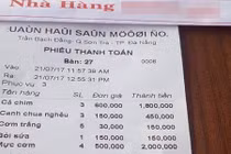 Nhà hàng Đà Nẵng "chặt chém" khách 6 triệu/bữa ăn bị "xử"