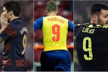 Podolski, Lucas Perez và lời nguyền áo số 9 ở Arsenal