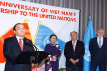 Thủ tướng Nguyễn Xuân Phúc dự lễ kỷ niệm 40 năm VN gia nhập LHQ
