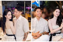 Hoa hậu Hương Giang - Phú Cường tình tứ tại sự kiện