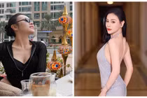 Phương Oanh khoe xương quai xanh quyến rũ khi du lịch Dubai