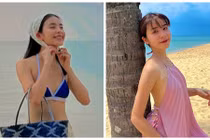 “Diễn viên cao 1m55” Trần Vân khoe ảnh diện áo tắm