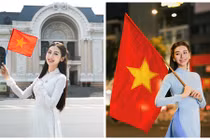 Sao Việt đẹp mê đắm khi diện áo dài mừng đại lễ 30/4