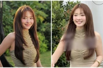 Lộ nhan sắc thật của Khả Ngân qua camera thường