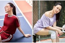 “Nữ thần màn ảnh” Hồng Diễm mặc gợi cảm, trẻ trung trên sân pickleball