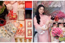“Phú bà” Nhật Kim Anh mở tiệc đầy tháng hoành tráng cho con gái