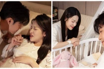 Mỹ nhân làng hài Puka và chồng trẻ khoe con vừa chào đời