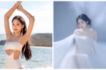 Hương Giang sở hữu đôi chân thon dài, thi Hoa hậu Việt Nam 2024