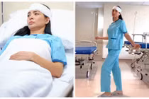 Siêu mẫu Thúy Hạnh nhập viện, đăng clip nhún nhảy gây xôn xao