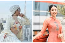  Nhan sắc khi mang bầu của Hoa hậu Ngọc Hân