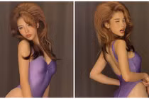 Hoa hậu Kỳ Duyên diện bodysuit khoe vòng ba căng tràn