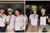 H’hen Niê khoe được bố mẹ dẫn lên phường đăng ký kết hôn