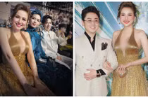 Diễm Hương mặc xẻ sâu bên chồng kém tuổi, khoe “đu idol” thành công